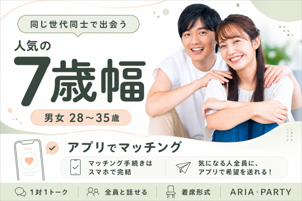 《90年代生まれ限定》共通の話題で自然に打ち解ける♪必ず全員と話せる安心進行！